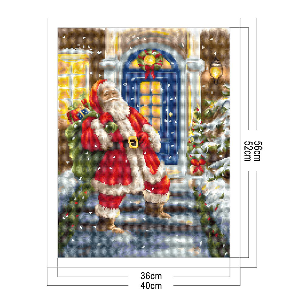 Punto de Cruz Estampado 11ct - Papa Noel (40*56cm)