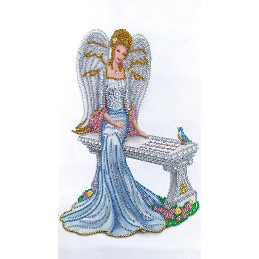 Diamond Painting Decorate Your Home Crystal Rhinestone Sitting Angel (30*50cm)