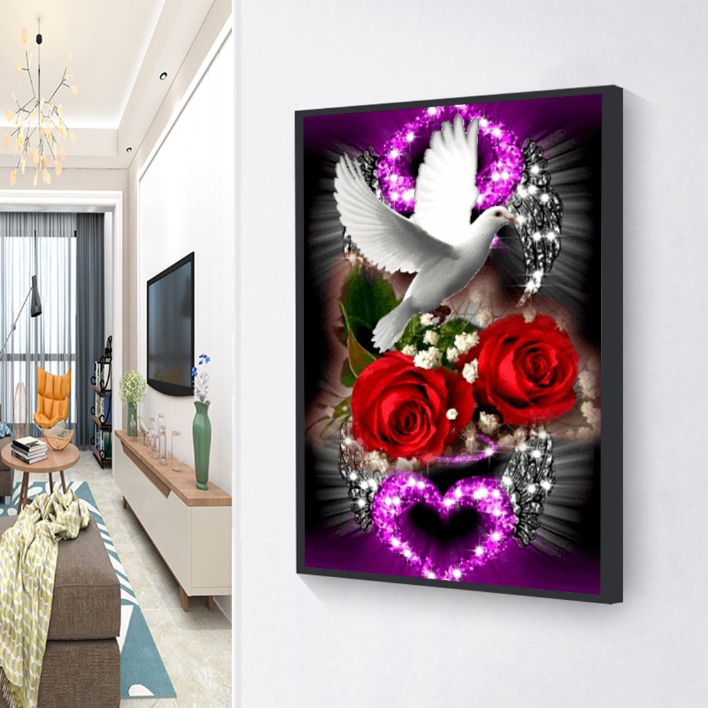 Diamond Painting - Full Round - Rose Love(30*45cm)