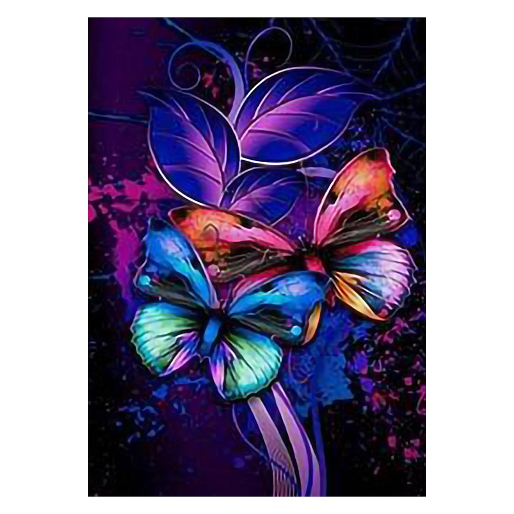 Butterfly 11ct Stamped Cross Stitch Quilting Fabric (40*50cm)