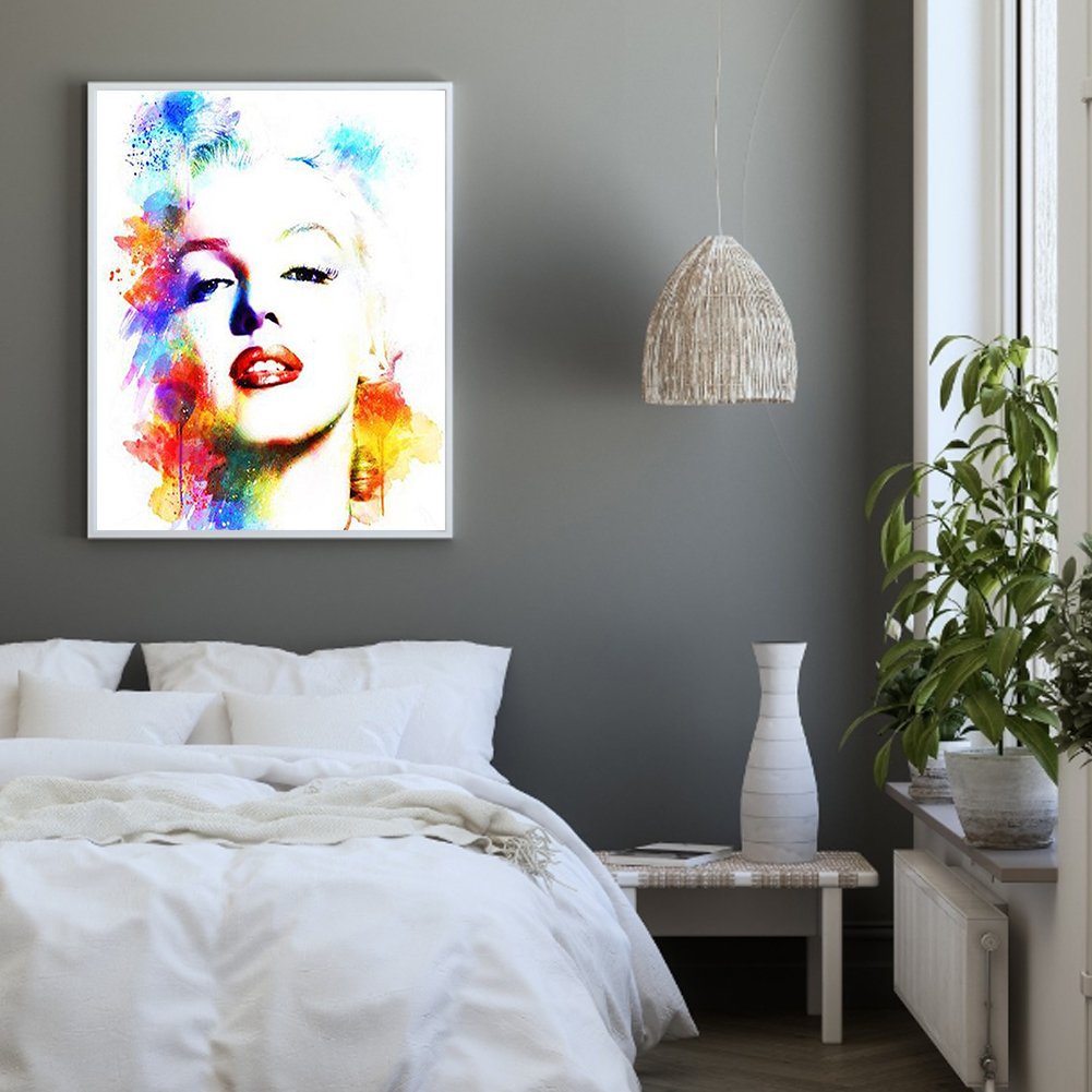 Punto de Cruz Estampado 11ct - Marilyn Monroe (40*50cm) A