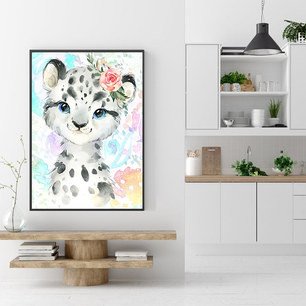 Diamond Painting - Full Round - Leopard