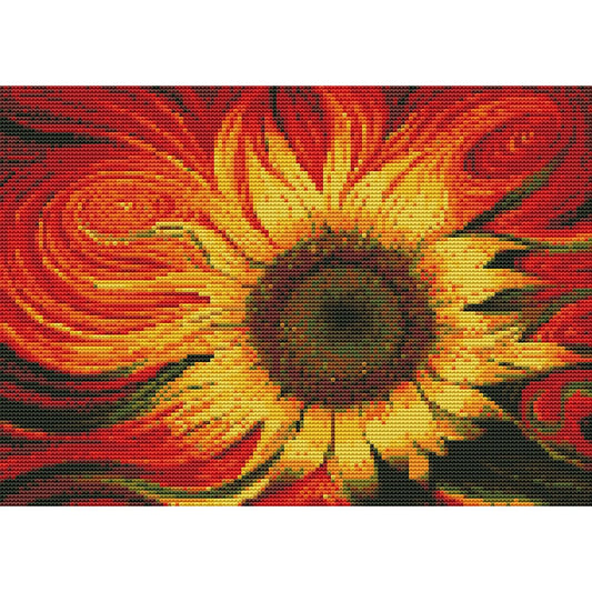 11ct Stamped Cross Stitch Sunflowers (30*40cm)