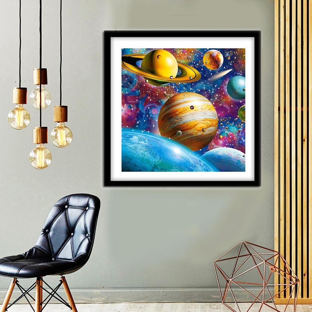 Diamond Painting - Full Round - Colorful Planet