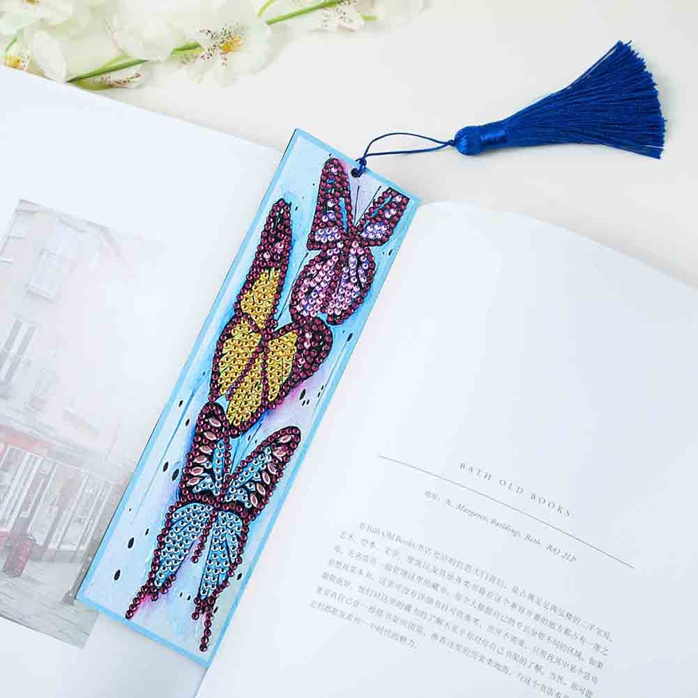 DIY Craft Special Shaped Diamond Painting Bookmark Tassel Mosaic Book Marks