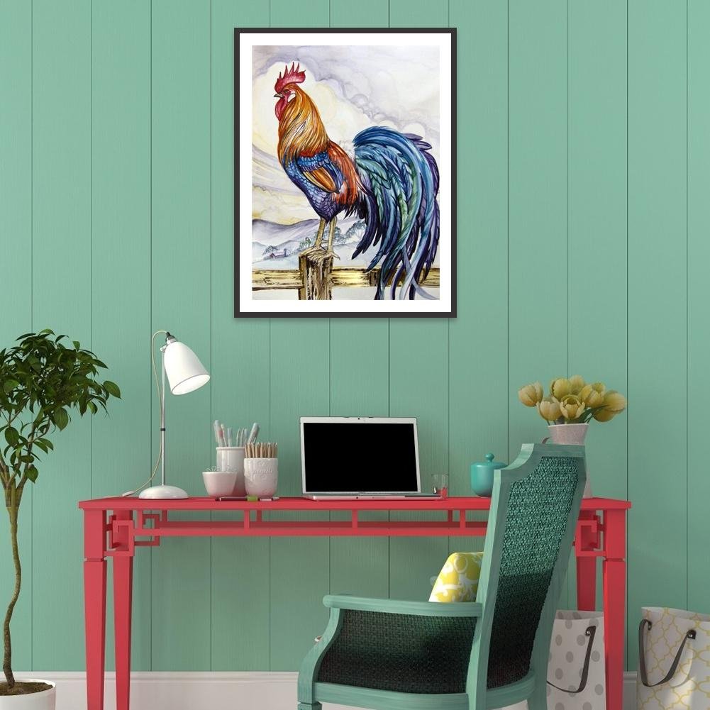 Diamond Painting - Full Round - Rooster B