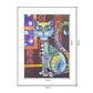Diamond Painting - Crystal Rhinestone - Cat Canvas size: Approx.30*40cm/11.82*15.75"