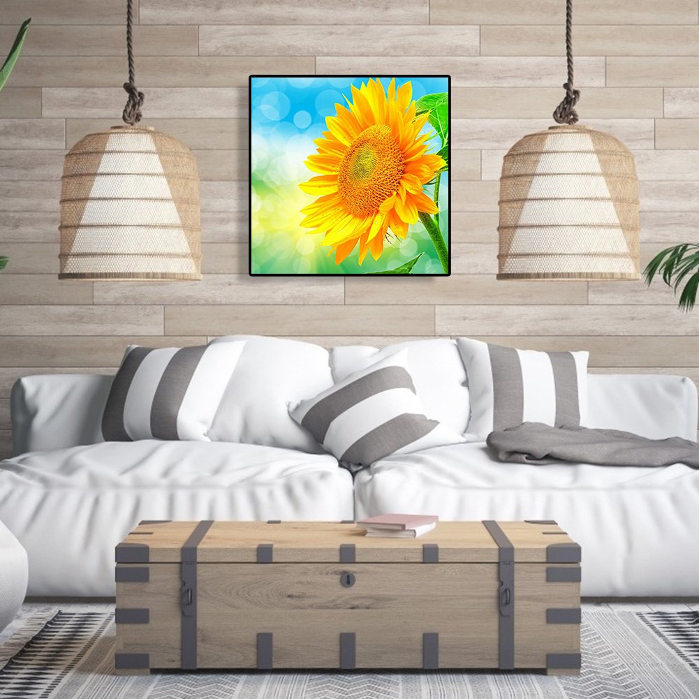 Diamond Painting - Full Round - Sunflower E
