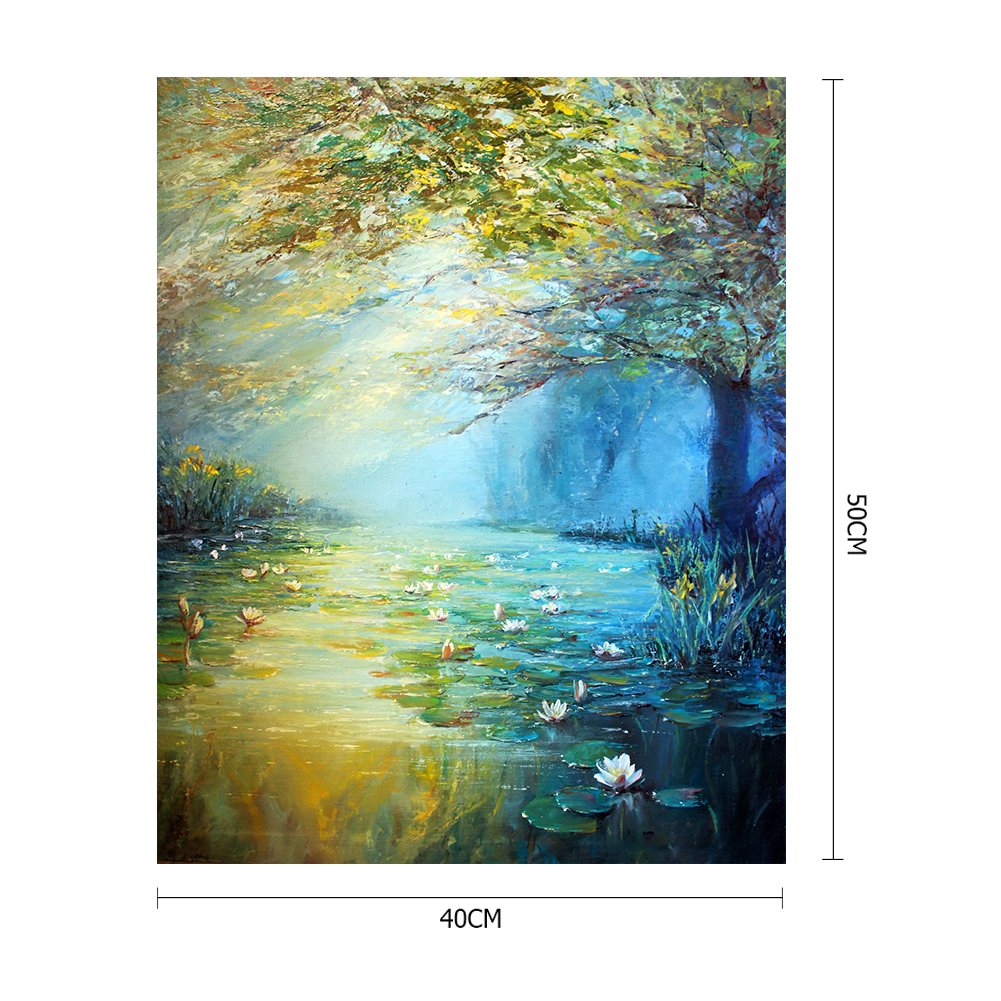 Paint By Number - Oil Painting - Scenery on The River(50*40cm)