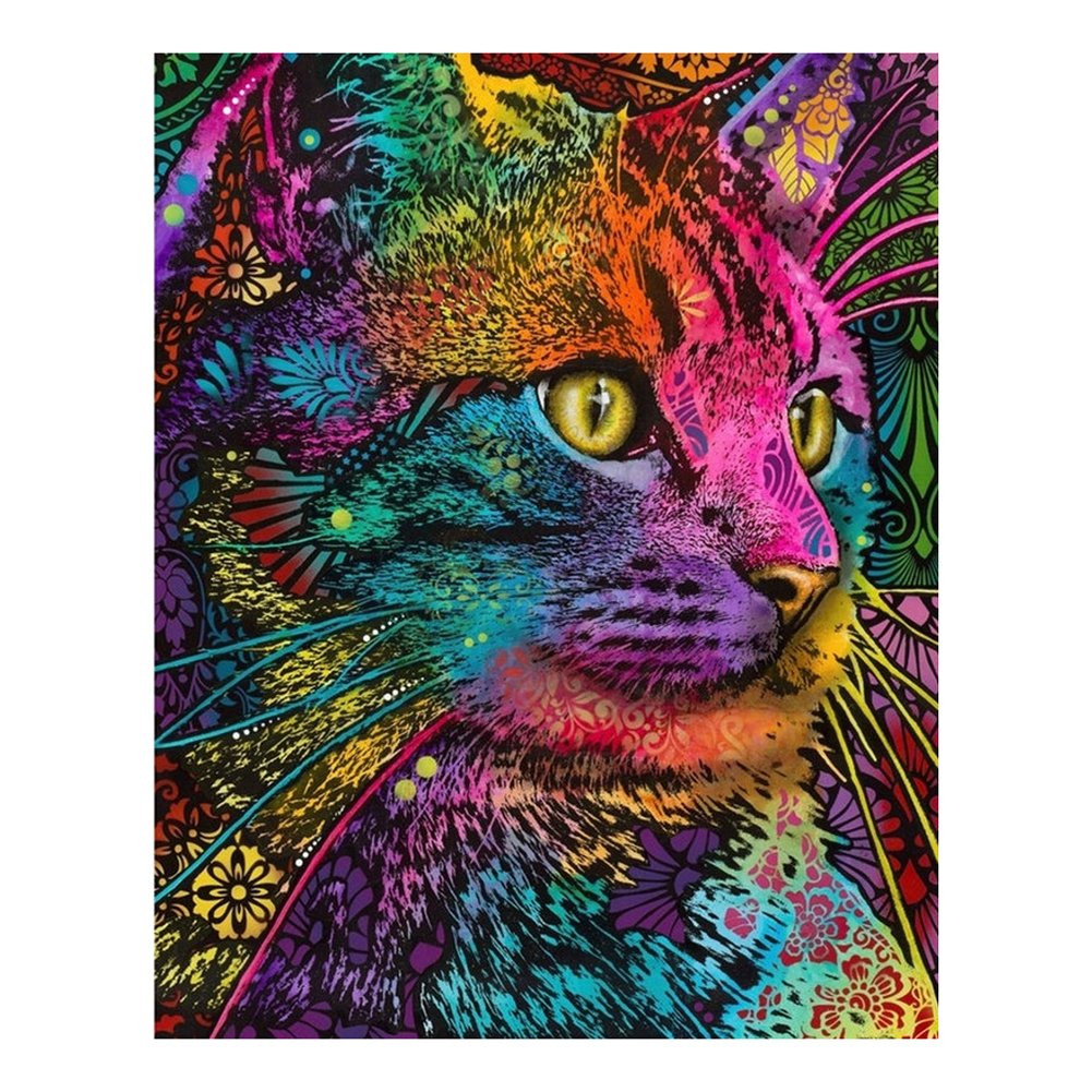 11ct Stamped Cross Stitch Cat(36*46cm)