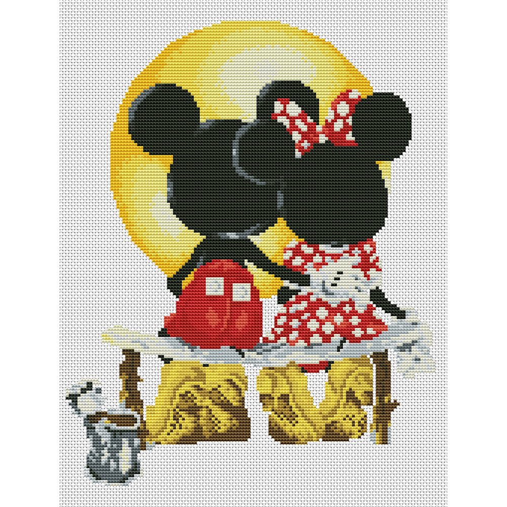 11ct Stamped Cross Stitch Mickey Mouse (45 * 35cm)