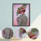 Special Drill Diamond Painting Crystal Rhinestone Top Hat Lady