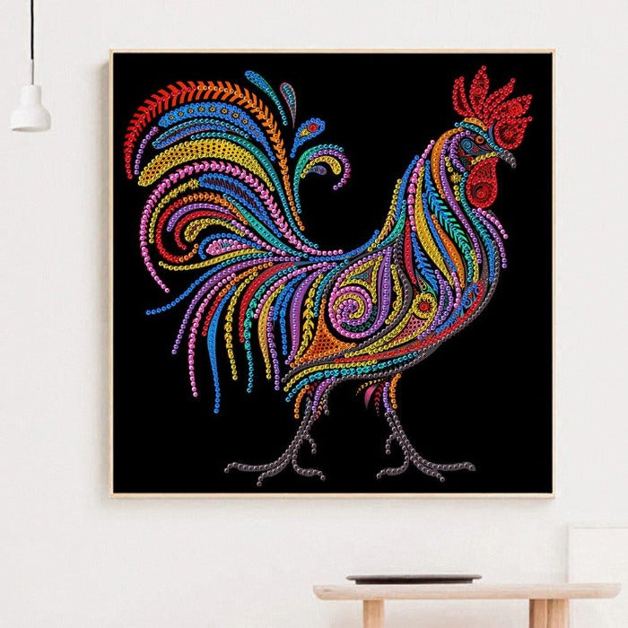 Special Shaped DIY Diamond Painting - Crystal Rhinestone - Rooster