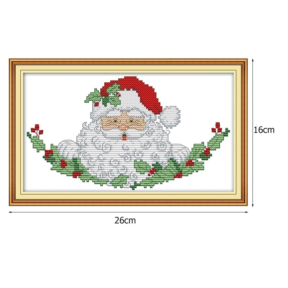 14ct Stamped Cross Stitch - Santa Claus (26*16cm)