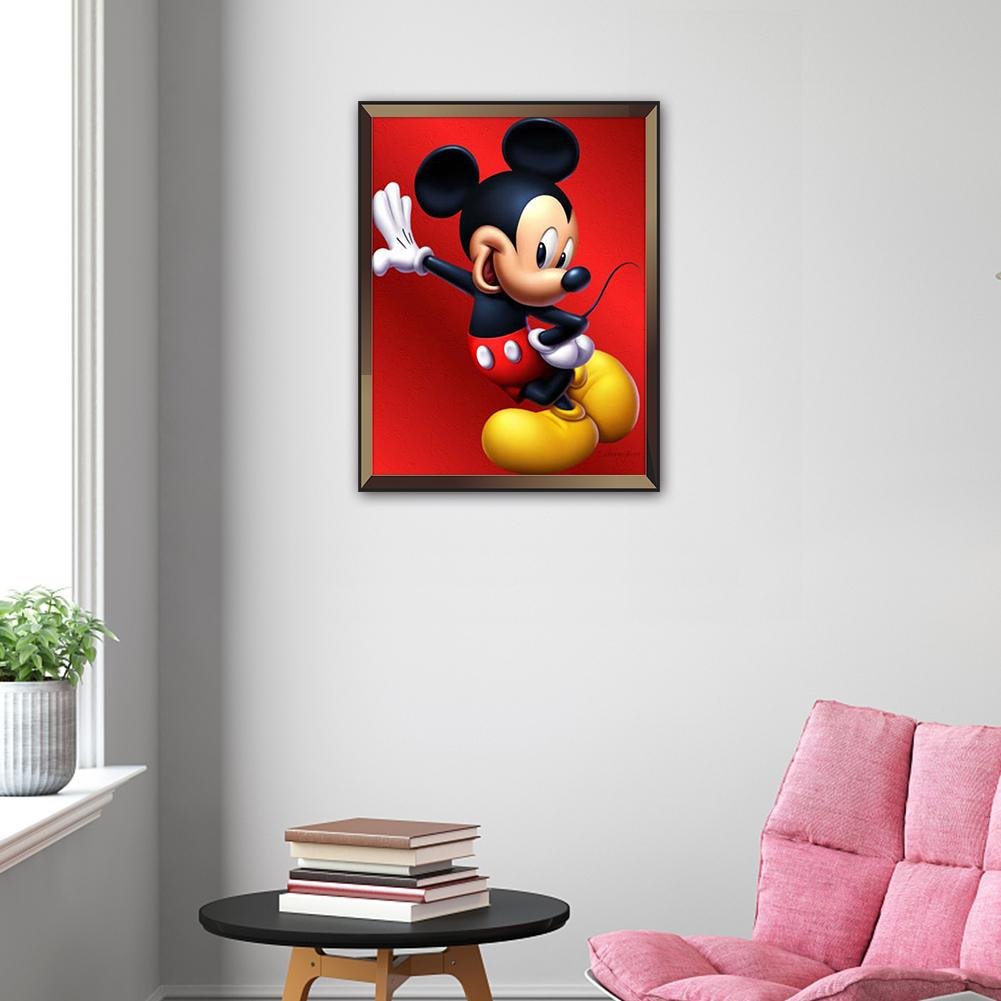 Mickey Mouse Rhinestones Art Craft
