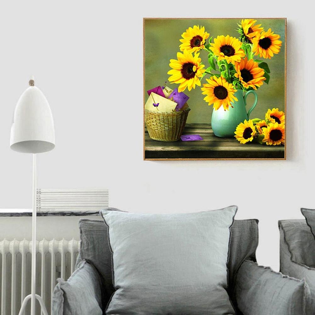 Diamond Painting - Full Round - Sunflower C