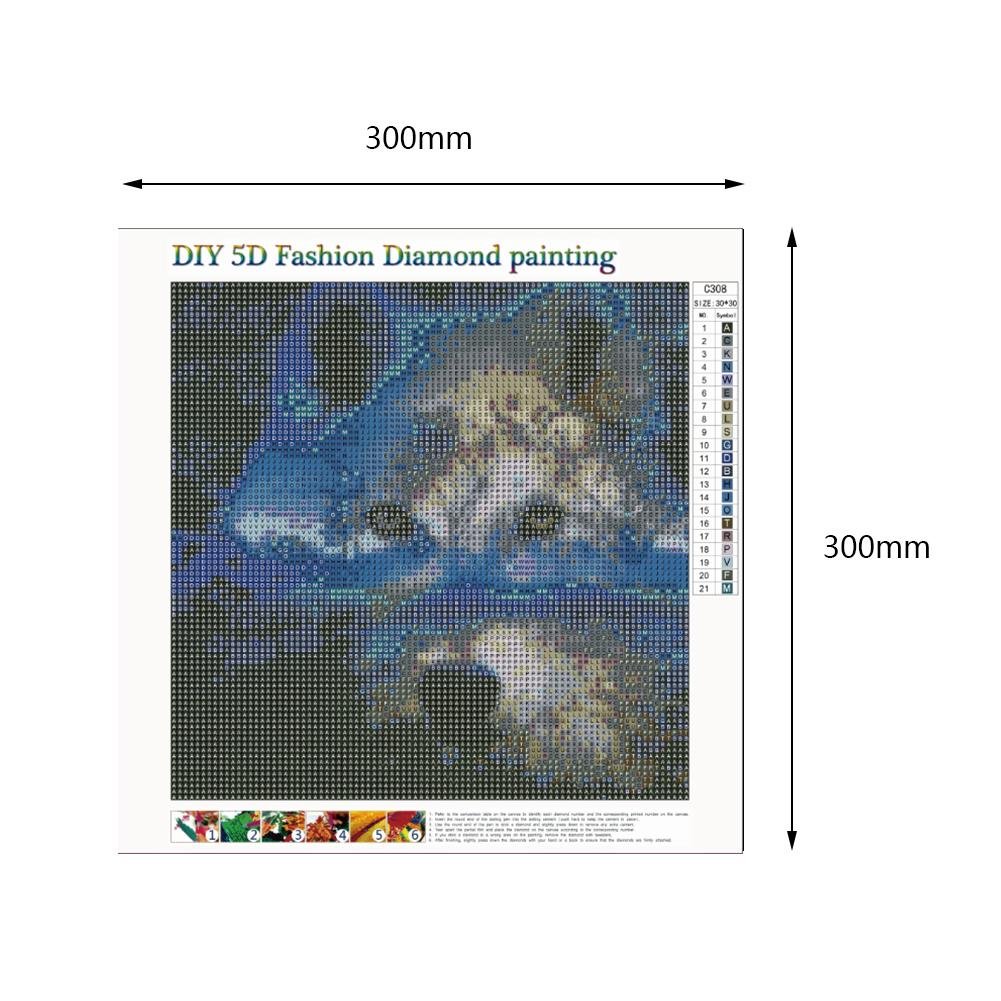 Diamond Painting - Full Round - Wolf Forest