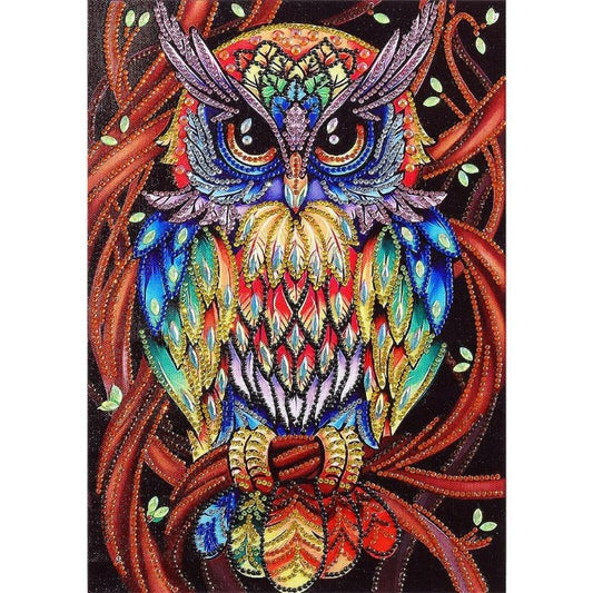 Crystal Rhinestone Diamond Painting Kit - Owl (18.5x22.5inch) –  Hibah-Diamond painting art studio