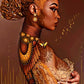 Round Drill Gem Art Kits African Women Pattern