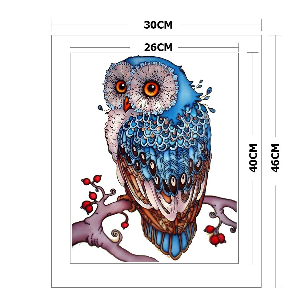 11ct Stamped Cross Stitch - Owl(30*46cm)