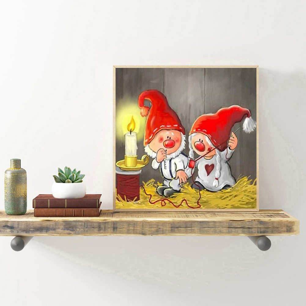 5D DIY Diamond Painting Kit - Full Round - Goblin Gnome A