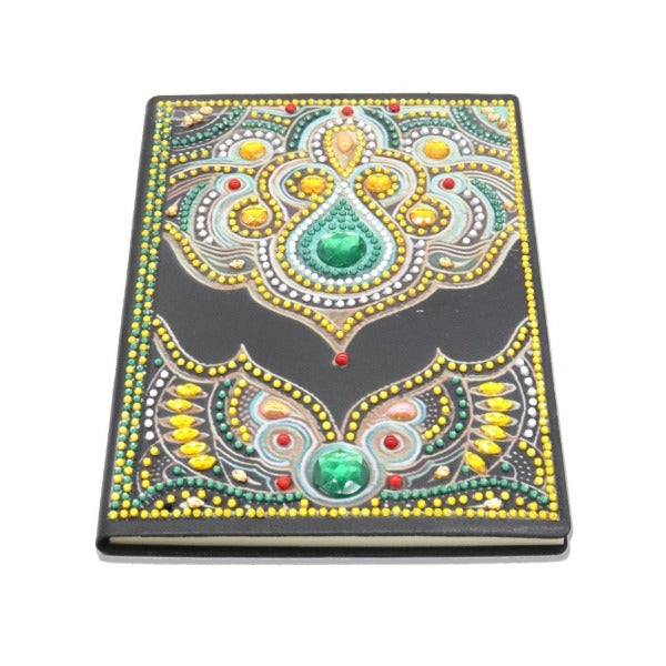 A5 5D Notebook DIY Part Special Shape Rhinestone Diary Book | Abstract Painting