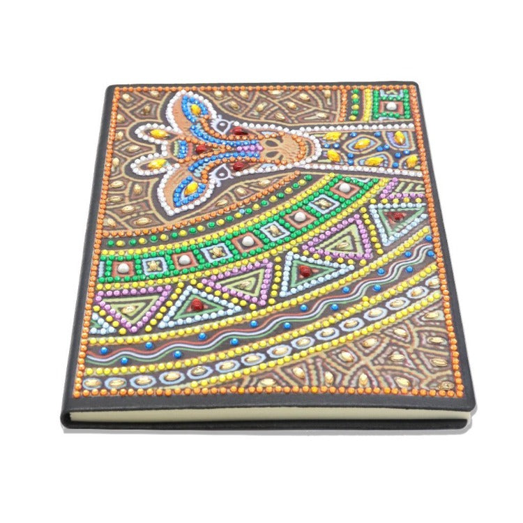 A5 5D Notebook DIY Part Special Shape Rhinestone Diary Book | Giraffe