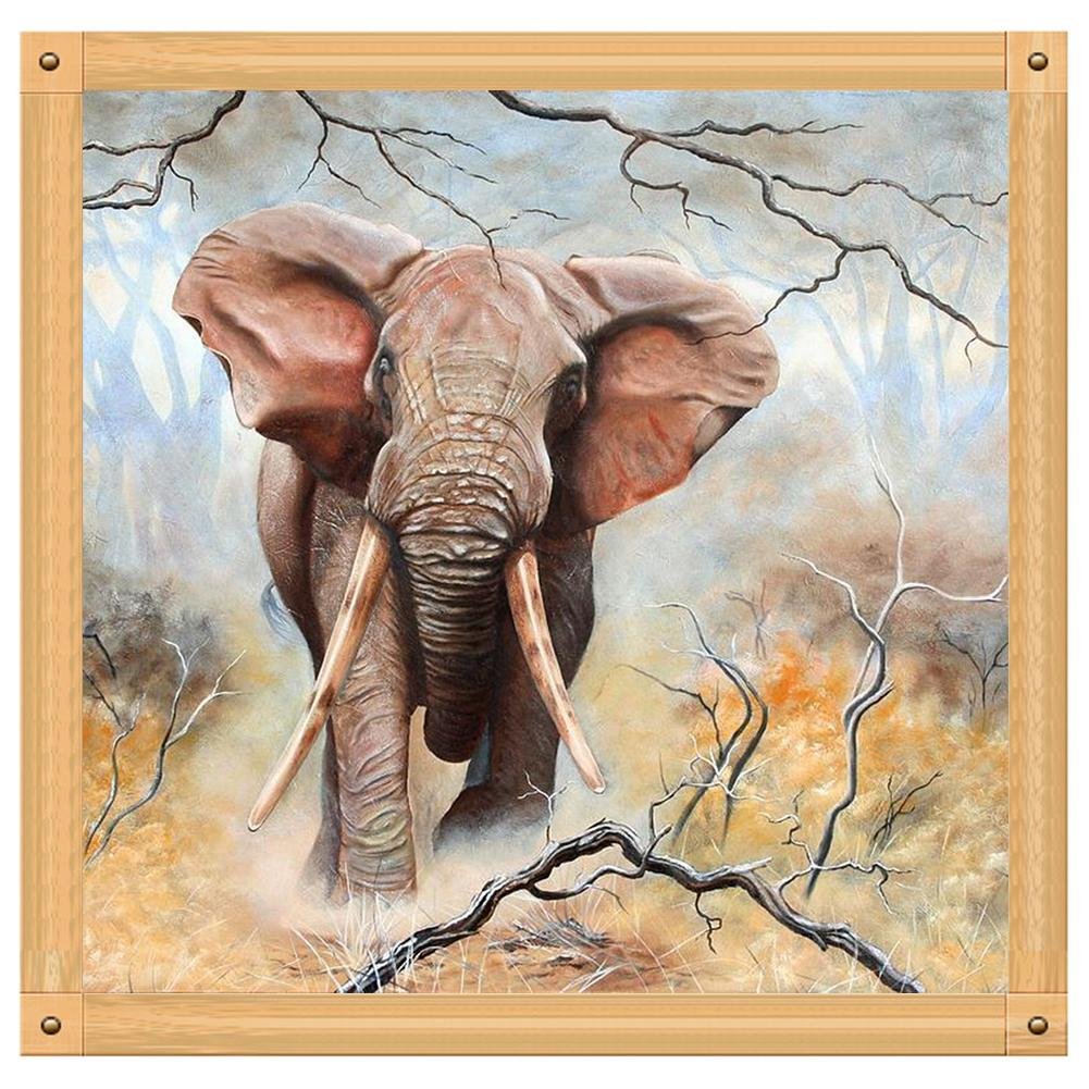 Diamond Painting - Full Round - Elephant C