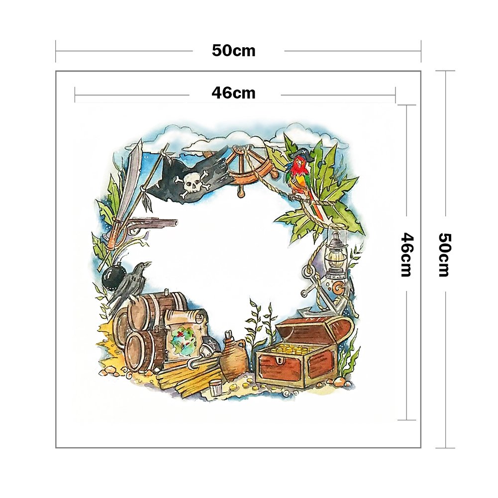 11ct Stamped Cross Stitch Wreath ( 50*50cm)