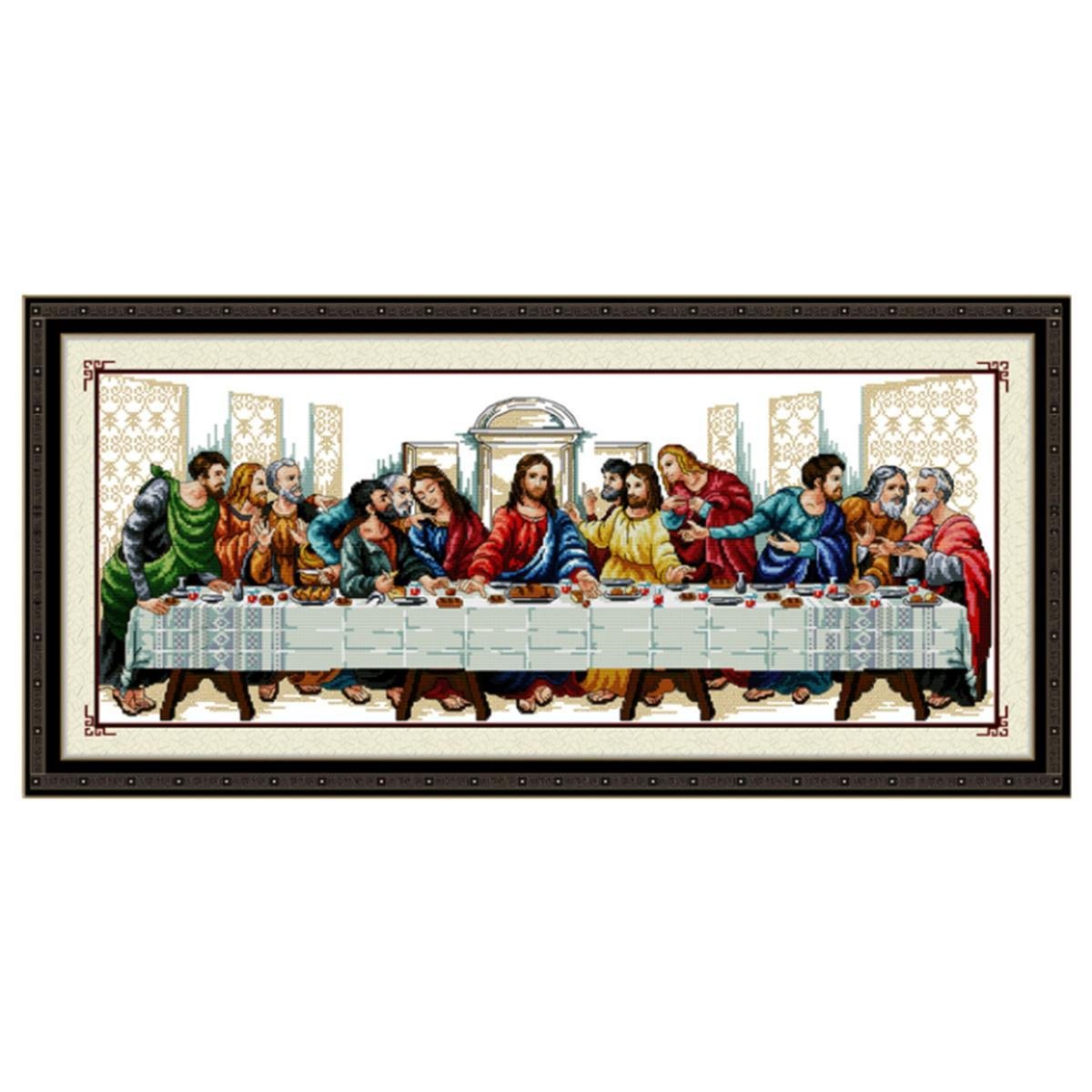 11ct Stamped Cross Stitch The Last Supper (101*48cm)