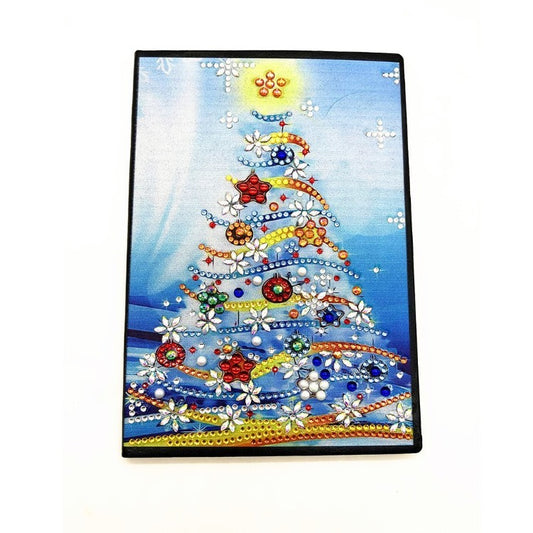 A5 5D Notebook DIY Part Special Shape Rhinestone Diary Book | Christmas tree【diamondpaintingsart】