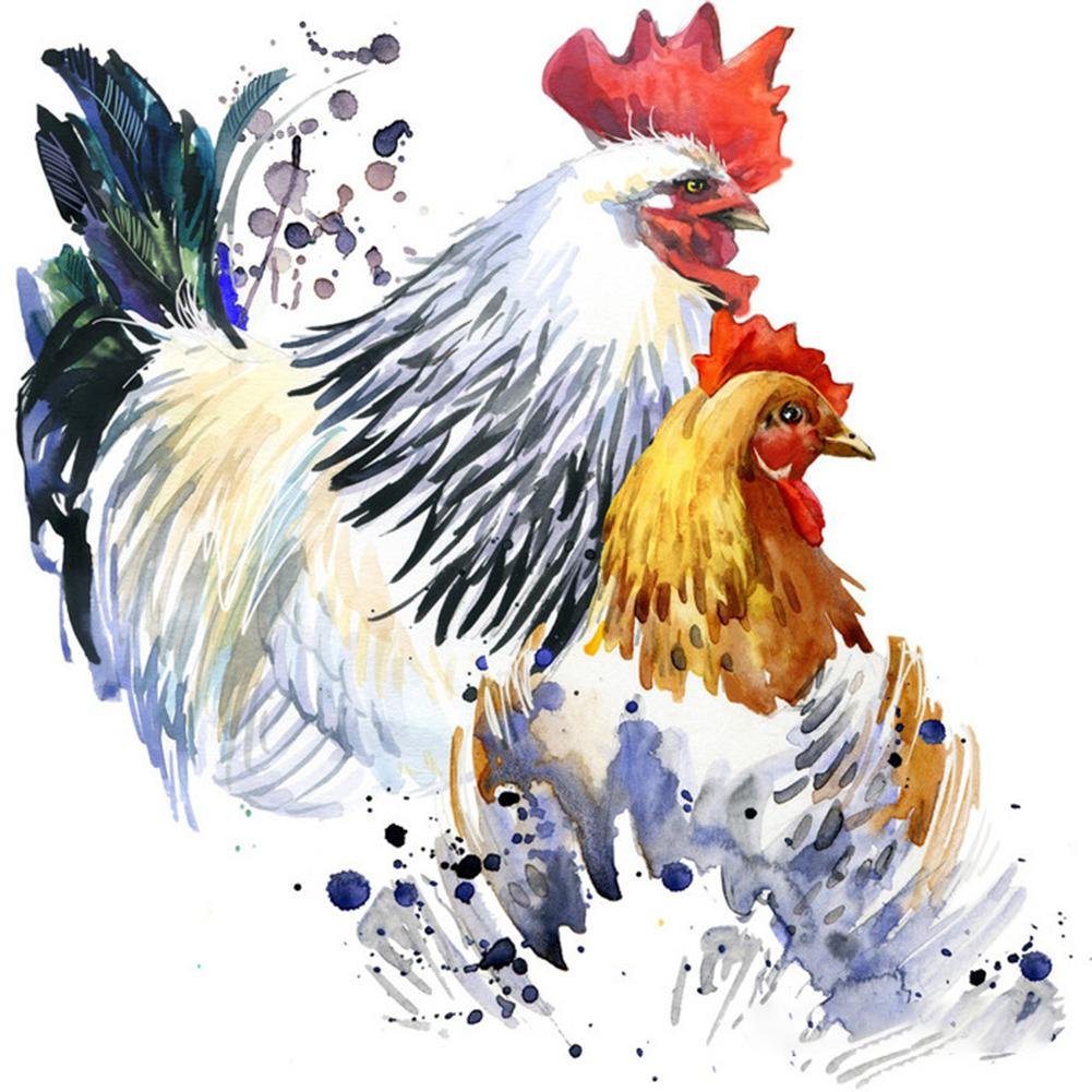 Diamond Painting - Full Round - Rooster