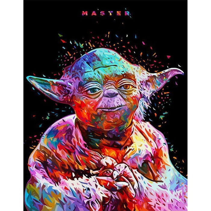 Yoda Paint By Number Oil Painting Kit (40*30cm)