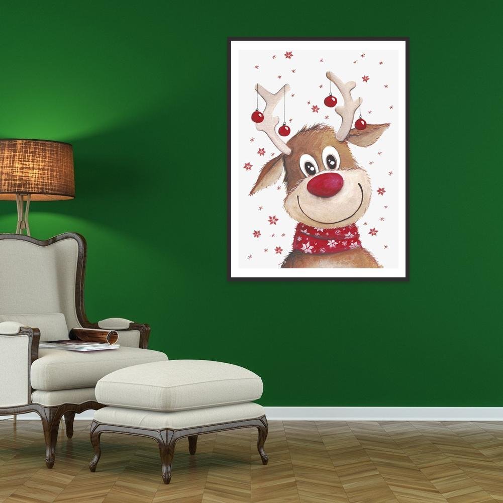Diamond Painting - Full Round - Reindeer