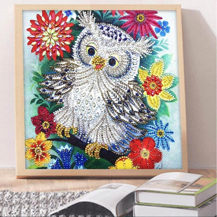 DIY Diamond Painting   Crystal Rhinestone Happy Owl