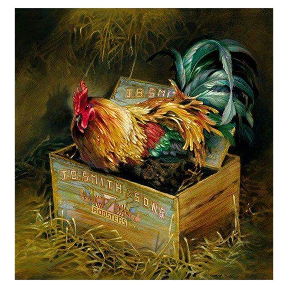 Diamond Painting - Full Round - Farm Chicken Rooster