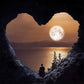 Diamond Painting - Full Round - Heart Moon