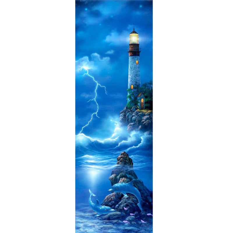 Lighthouse 5d full Round Square drill diamond painting kits