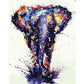 Paint By Number Oil Painting Walking Elephant (40*50cm)