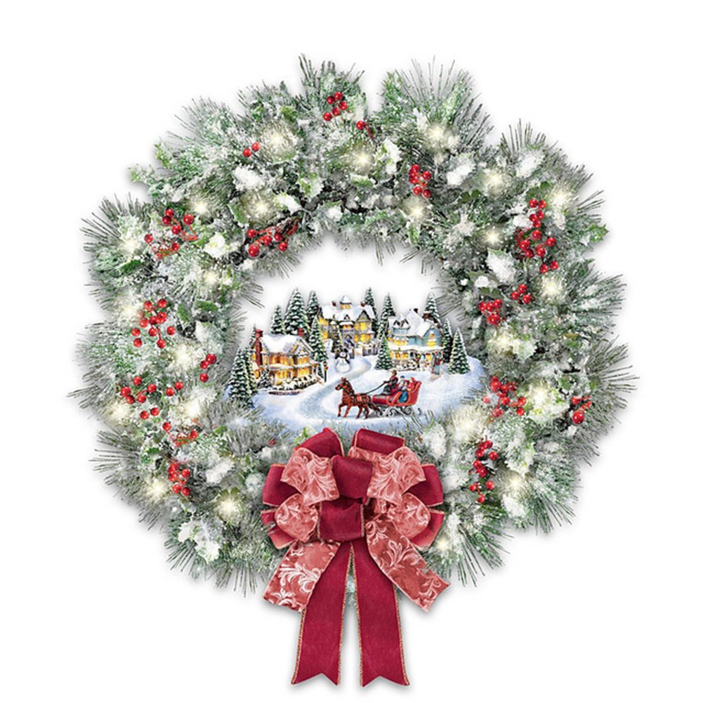 11ct Stamped Cross Stitch Wreath (40*40cm)