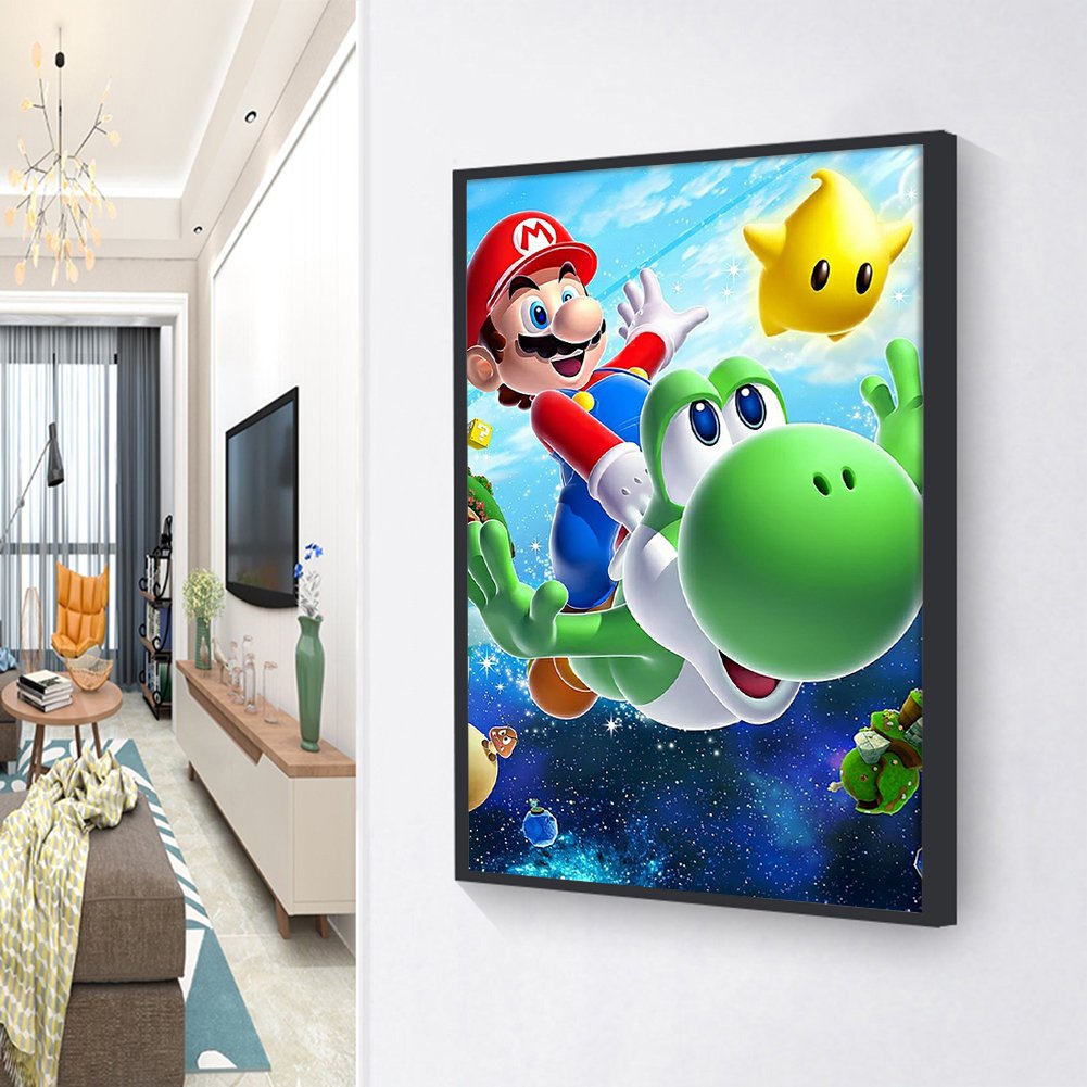 Diamond Painting - Full Round - Super Mario