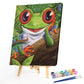 Frog Oil Paint Kit by Numbers Coded Abstract Acrylic Paint  