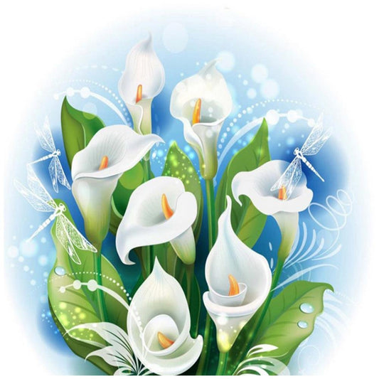 Diamond Painting - Full Round - Calla Flower