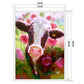 11ct Stamped Cross Stitch - Flower Cow(36*46cm)