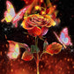 Rose with Butterfly 5D Diamond Painting Kit