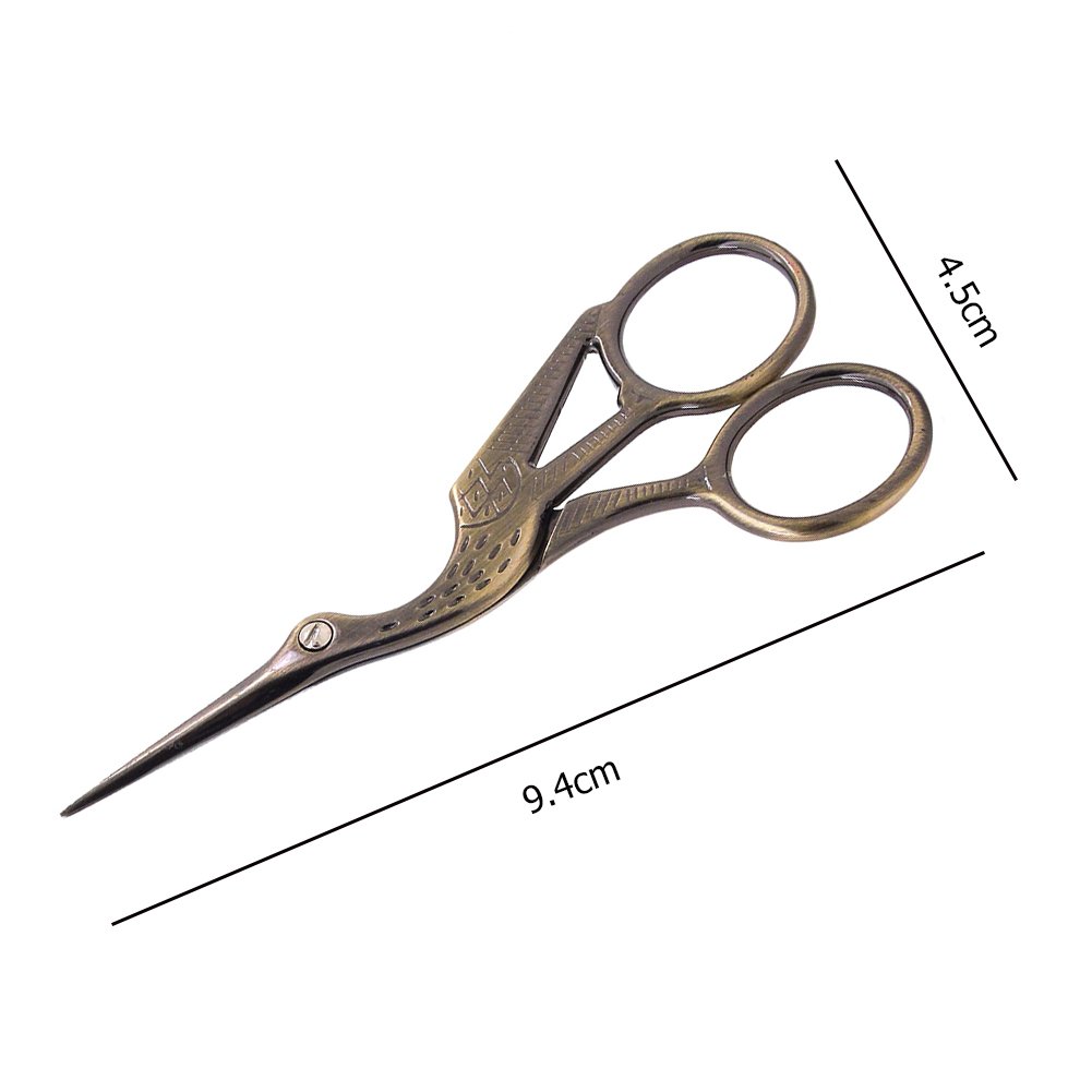 Crane Scissors - Bronze