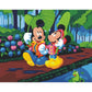 Mickey Mouse Hand Painted Canvas Oil Art Picture Craft Home Wall Decor
