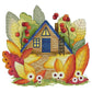 14ct Stamped Cross Stitch Autumn Magic House(30*29cm)