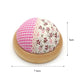 Round Pin Cushion With Wooden Base(Random Color)