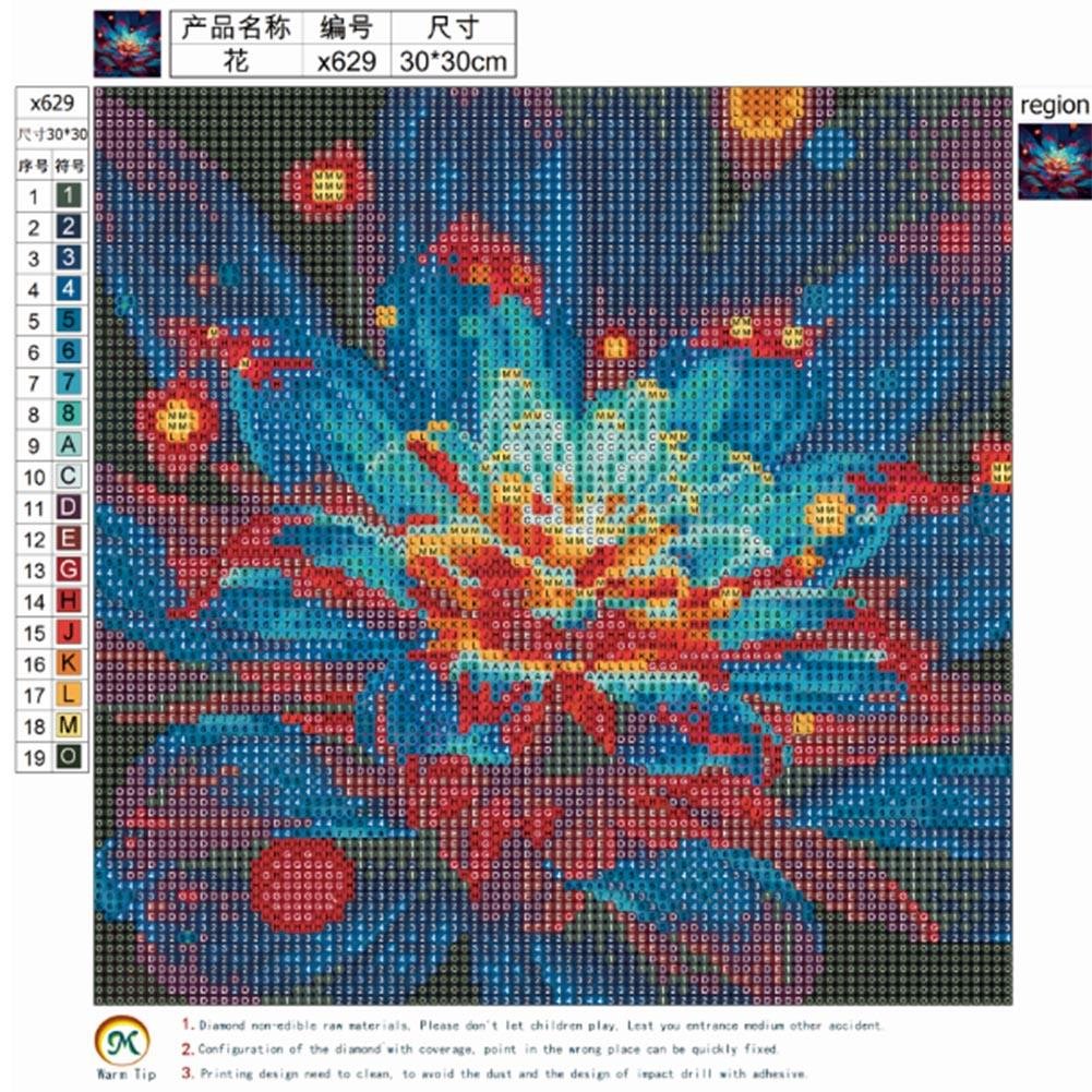 Diamond Painting - Full Round - Magic Flower